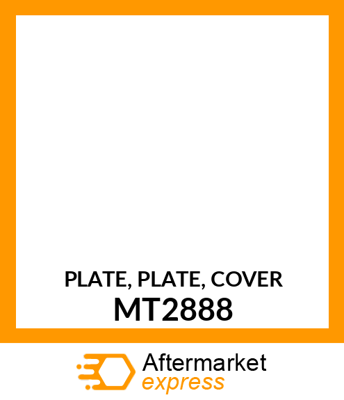 PLATE, PLATE, COVER MT2888