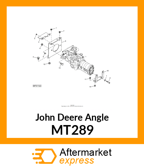 ANGLE, PUMP MOUNT MT289