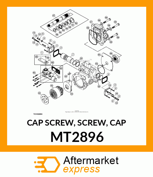 CAP SCREW, SCREW, CAP MT2896