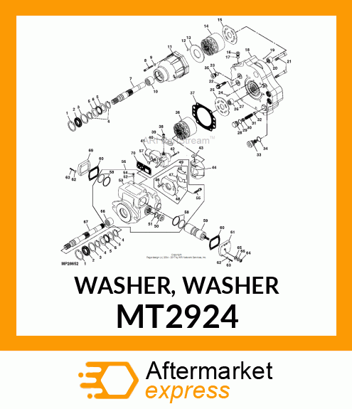 WASHER, WASHER MT2924