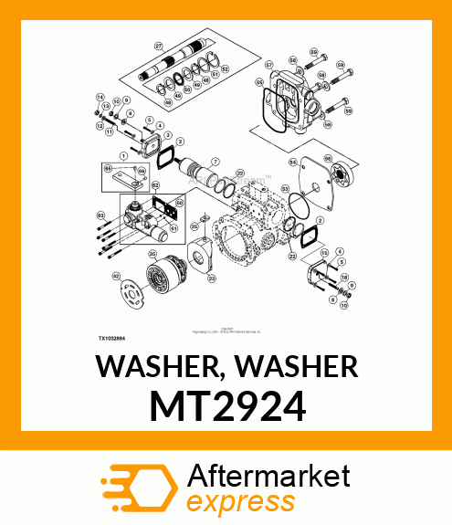 WASHER, WASHER MT2924