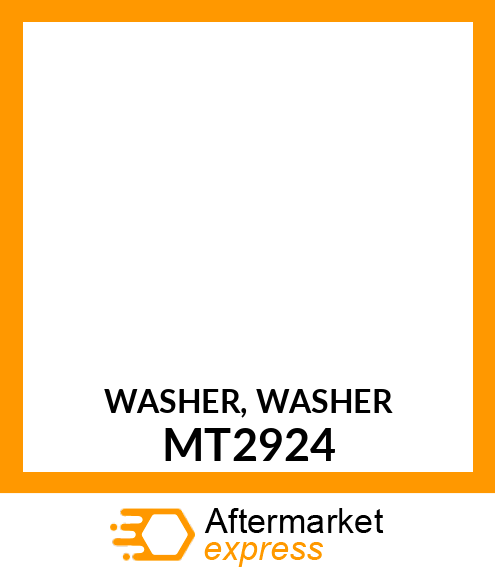 WASHER, WASHER MT2924