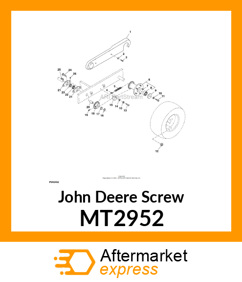 SCREW, CLAMPING MT2952