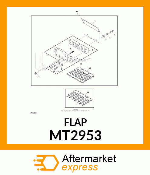 DEFLECTOR, CORE MT2953