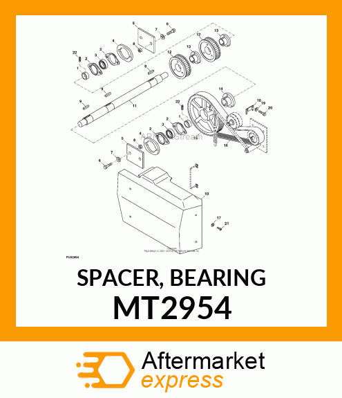 SPACER, BEARING MT2954