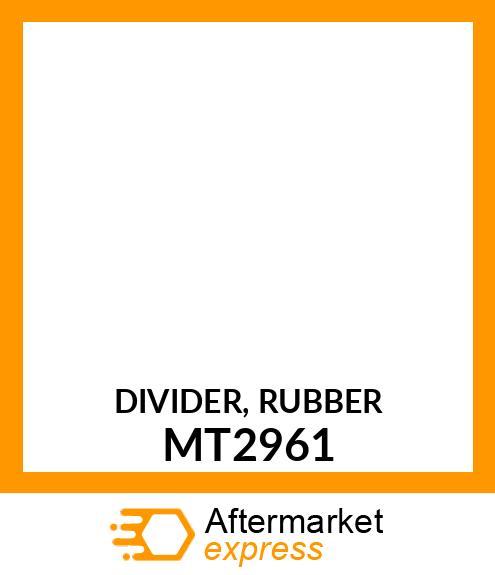 DIVIDER, RUBBER MT2961