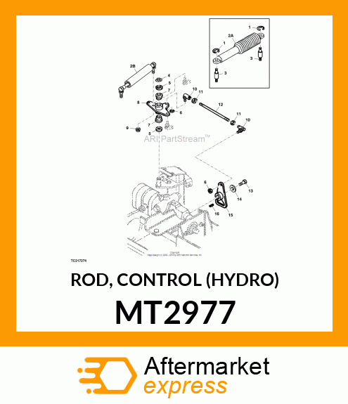 ROD, CONTROL (HYDRO) MT2977