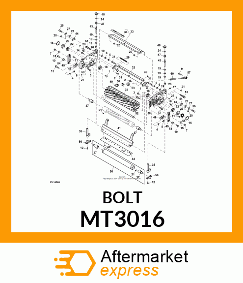 BOLT, SHOULDER MT3016