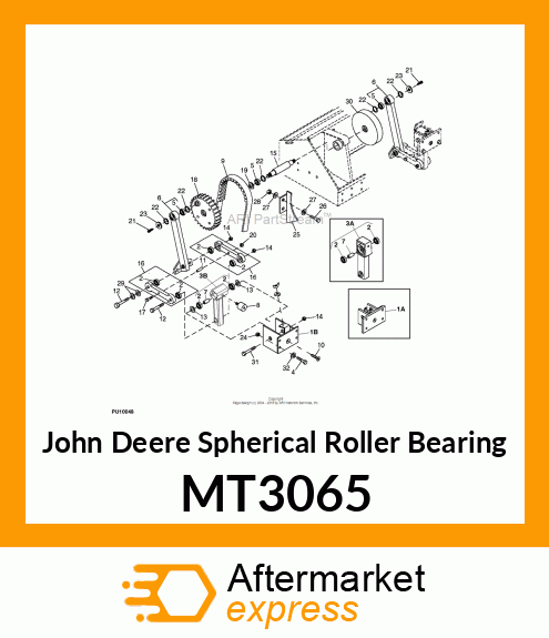 BEARING, ROLLER (1.38 X 3.13) MT3065