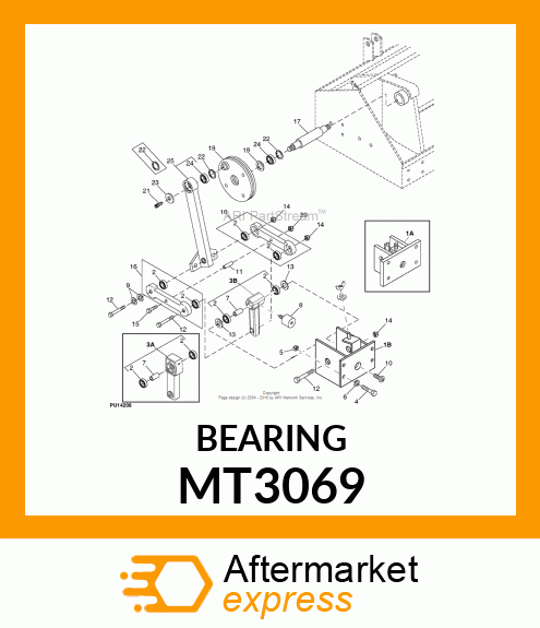 BEARING, ROLLER (.75 ID X 1.8 OD) MT3069