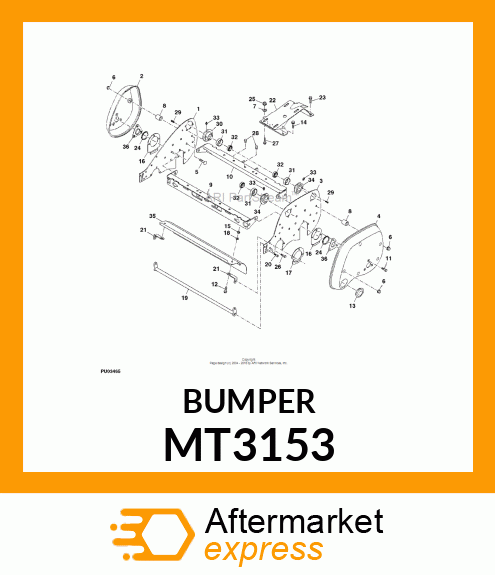 MOUNT, RUBBER (ENGINE ISOLATOR) MT3153