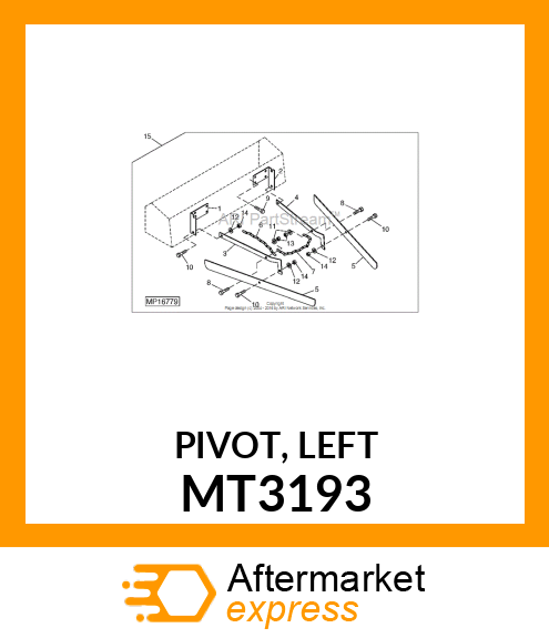 PIVOT, LEFT MT3193