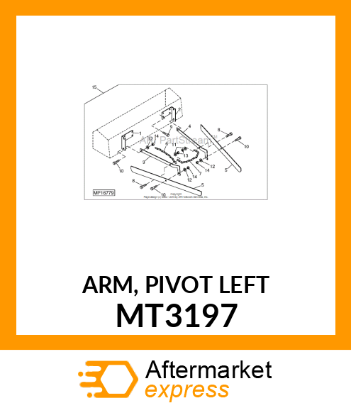 ARM, PIVOT LEFT MT3197