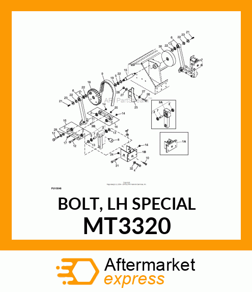 BOLT, LH SPECIAL MT3320