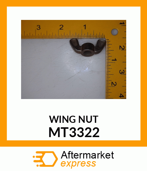 NUT, WING LOCKING 5/16 NC MT3322