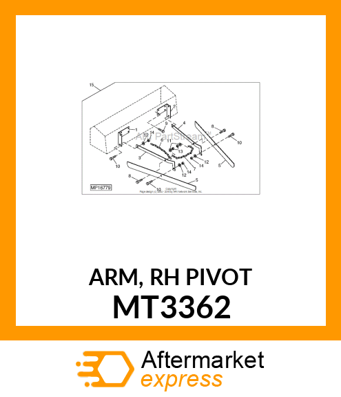 ARM, RH PIVOT MT3362