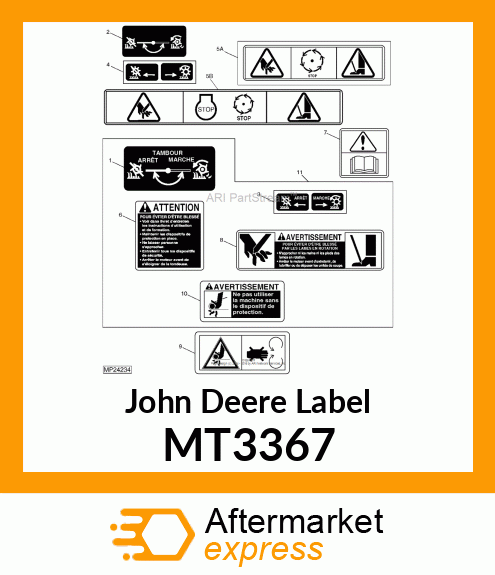 LABEL, WARNING (EXP) (SHIELD) MT3367