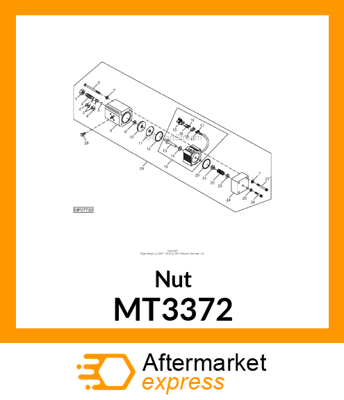 Nut MT3372