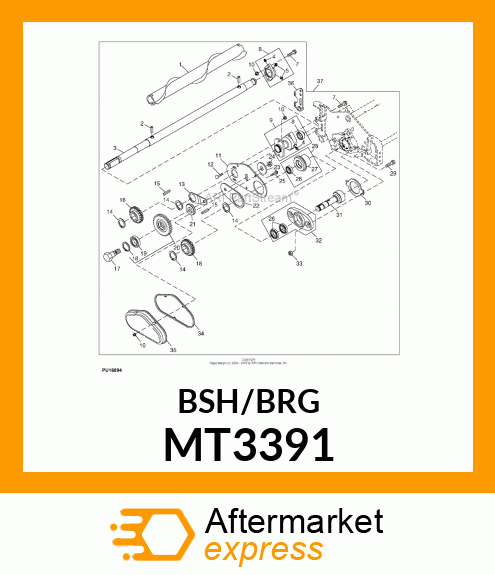 HOUSING, BRUSH BEARING MT3391