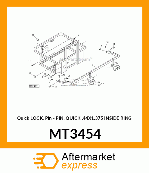 Quick Lock Pin MT3454