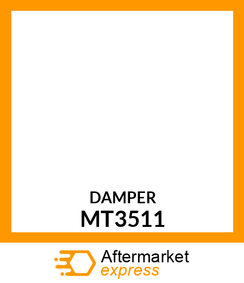 DAMPENER, TORSIONAL 70 DUROMETER MT3511