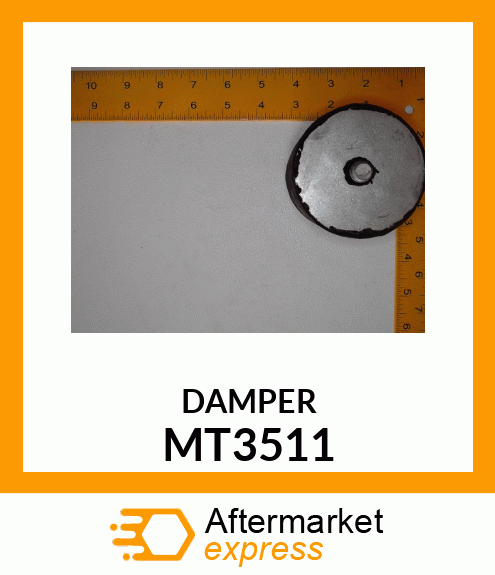 DAMPENER, TORSIONAL 70 DUROMETER MT3511