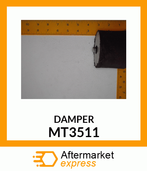 DAMPENER, TORSIONAL 70 DUROMETER MT3511