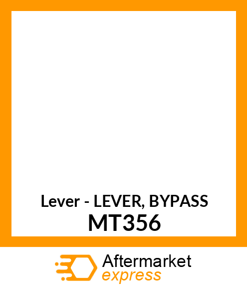 Lever - LEVER, BYPASS MT356