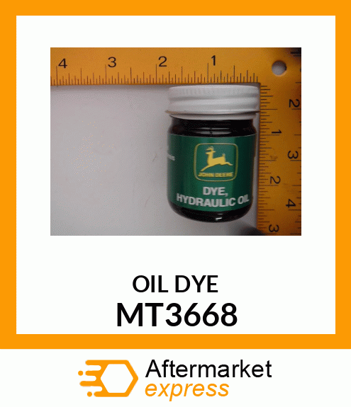 FLUID, HYDRAULIC OIL DYE MT3668