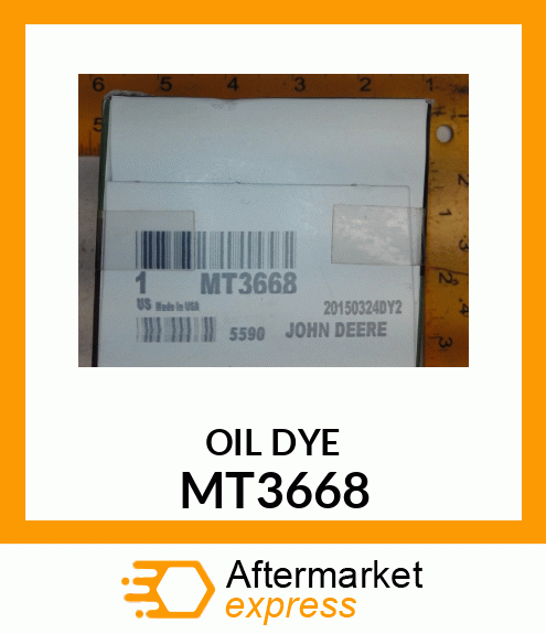 FLUID, HYDRAULIC OIL DYE MT3668