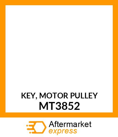 KEY, MOTOR PULLEY MT3852