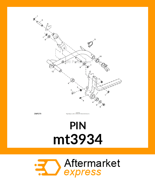 PIN, LIFT CYLINDER mt3934