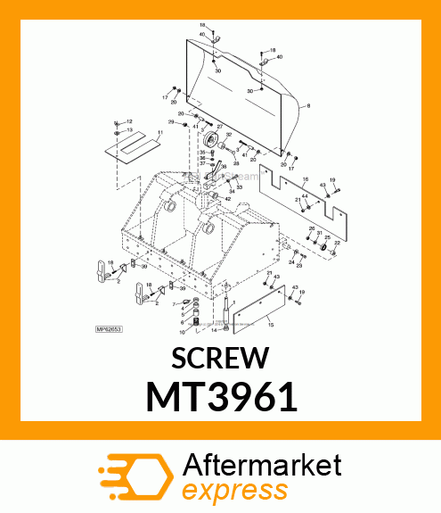 SCREW, SOCKET HEAD 10 MT3961