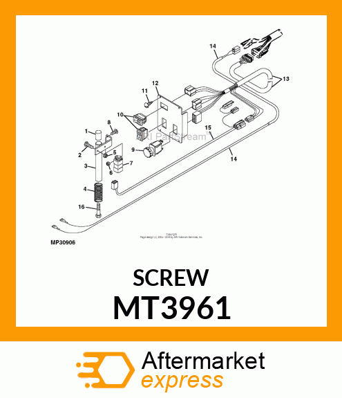 SCREW, SOCKET HEAD 10 MT3961