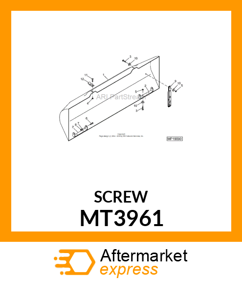 SCREW, SOCKET HEAD 10 MT3961