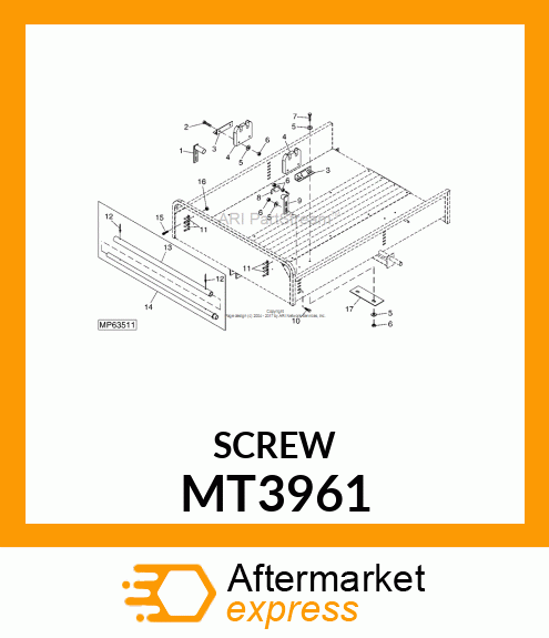 SCREW, SOCKET HEAD 10 MT3961