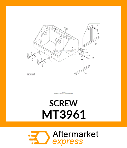 SCREW, SOCKET HEAD 10 MT3961