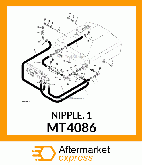 NIPPLE, 1 MT4086