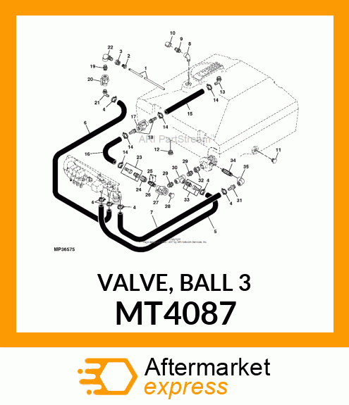 VALVE, BALL 3 MT4087