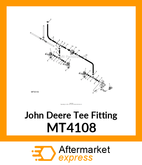 TEE BARB FTG, 1/2"HB MT4108