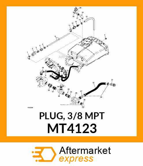 PLUG, 3/8 MPT MT4123