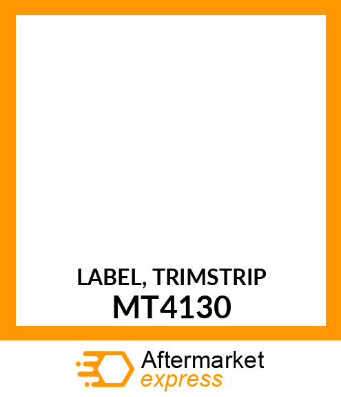 LABEL, TRIMSTRIP MT4130