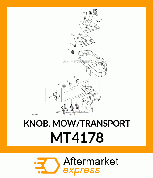 KNOB, MOW/TRANSPORT MT4178