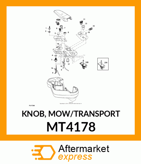 KNOB, MOW/TRANSPORT MT4178