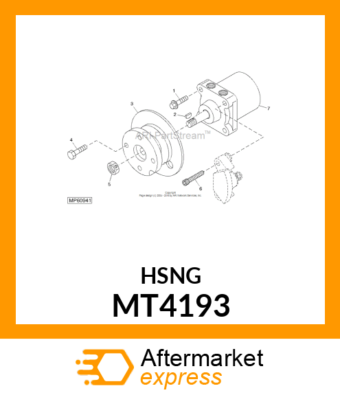 HUB, W/BRAKE ROTOR MT4193