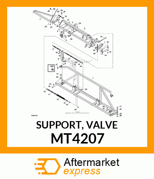 SUPPORT, VALVE MT4207