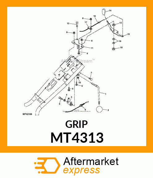 KNOB, THROTTLE MT4313