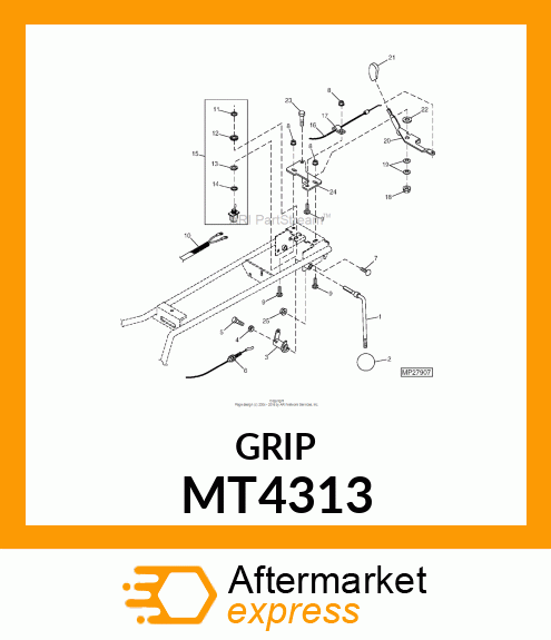 KNOB, THROTTLE MT4313