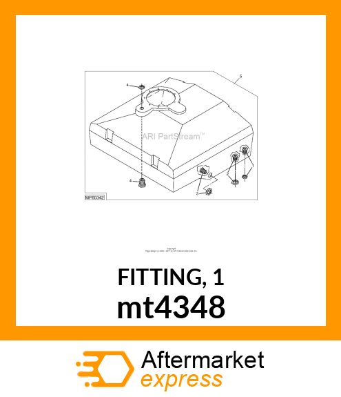 FITTING, 1 mt4348