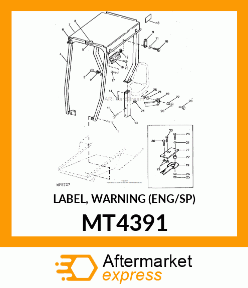 LABEL, WARNING (ENG/SP) MT4391